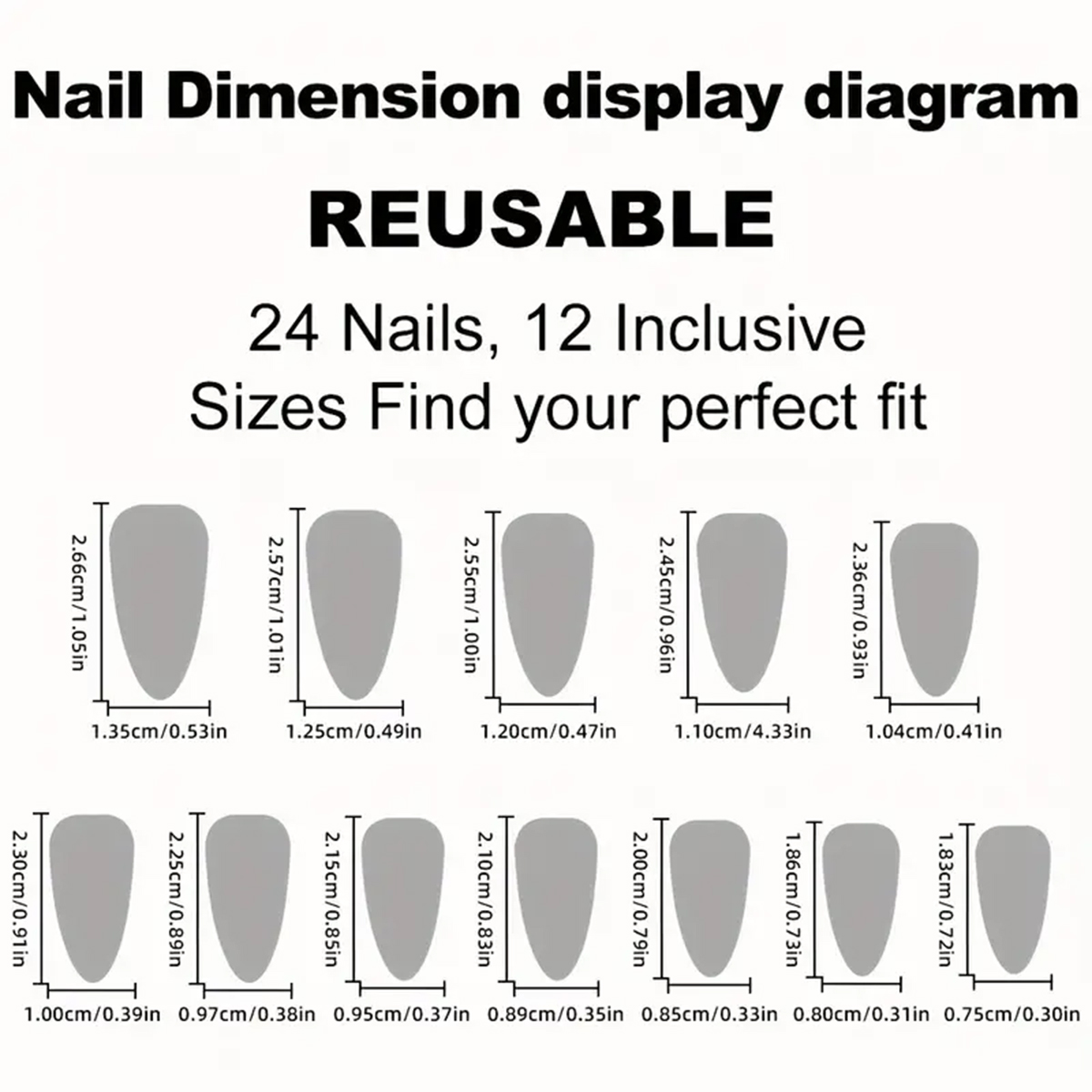 24개 중간 사이즈 아몬드 모양 프레스온 네일 누드 스 - Nail Art Press On 리뷰 및 가격
